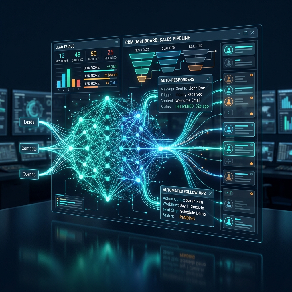 AI Neural Network Triage and CRM Routing